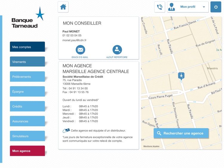 Banque Tarneaud pour iPad screenshot-4