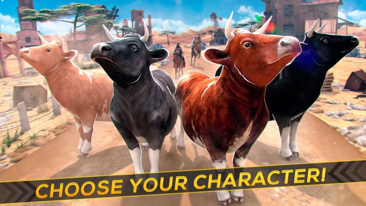 Cows & Cowboy Game | Funny Cow Simulator Games 3D