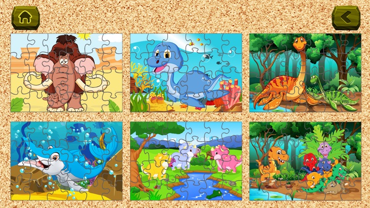 Dino Puzzle Jigsaw Games - Dinosaur Puzzles