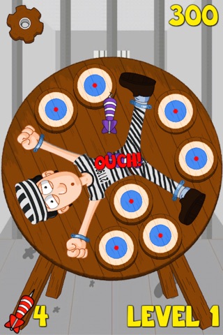 Inmate Dart Wheel - dart throwing game screenshot 4