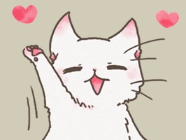 Daily life of White Cat, living in fantasy world
