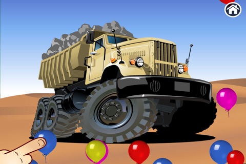 Trucks - Connect Dots for preschoolers screenshot 2