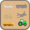 Vehicles Puzzles for Toddlers - Kids Car, Trucks & Construction Vehicle