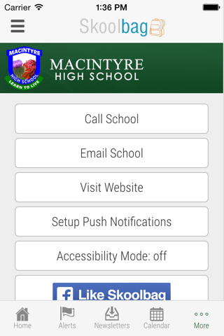 MacIntyre High School - Skoolbag screenshot 4
