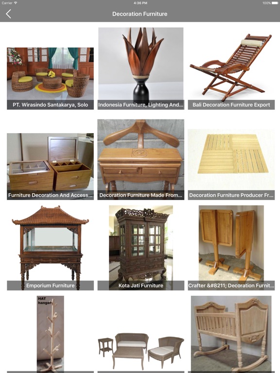 Indonesia Furnitures iPad Indonesia Furnitures iPad