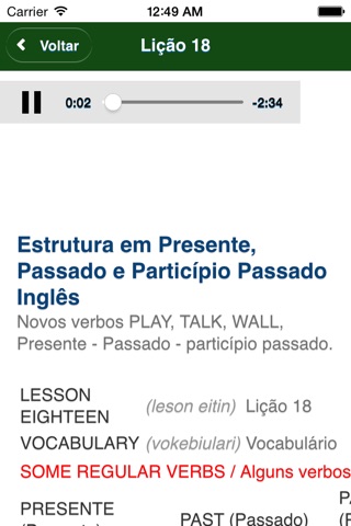 Curso De Inglês screenshot 3