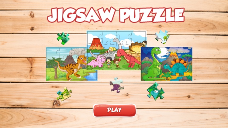 Dino Dinosaur Jigsaw Puzzle Box for children