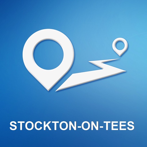 Stockton-on-Tees, UK Offline GPS Navigation & Maps icon