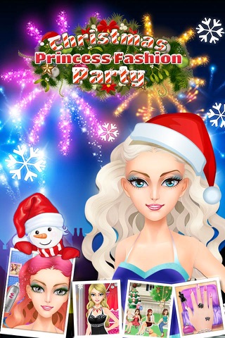 Princess Christmas Party - Fashion Girls Salon screenshot 3