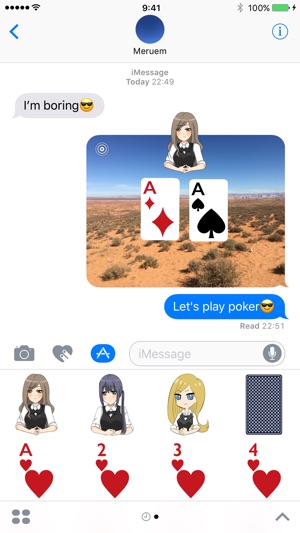 Card Stickers for iMessage