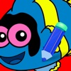 Draw Game Fish Animal Coloring Page Dory Version