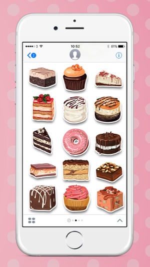 Cupcake & Cake: Cute Stickers for iMessage(圖4)-速報App