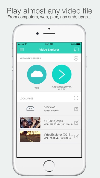 【图】Video Explorer II-Player for Chromecast, Plex, NAS(截图2) 【图】Video Explorer II-Player for Chromecast, Plex, NAS(截图2)