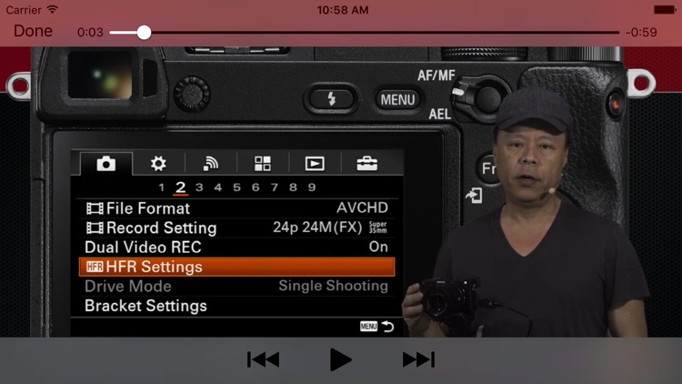 Virtual Camera For Sony a6300 by Gary Fong