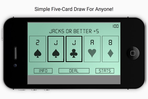 LCD Poker - Five Card Draw screenshot 2