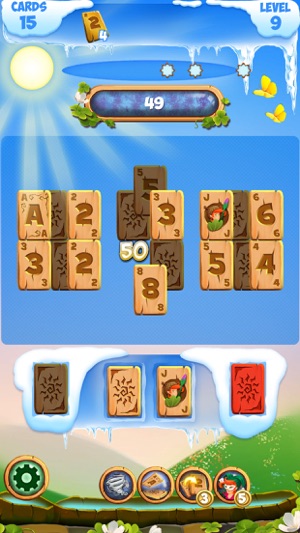 Solitaire Frozen Fairy Tales: Tripeaks Card Game(圖3)-速報App