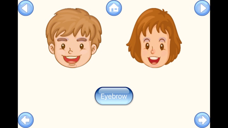 My Body Parts - Baby Learning English Flash Cards