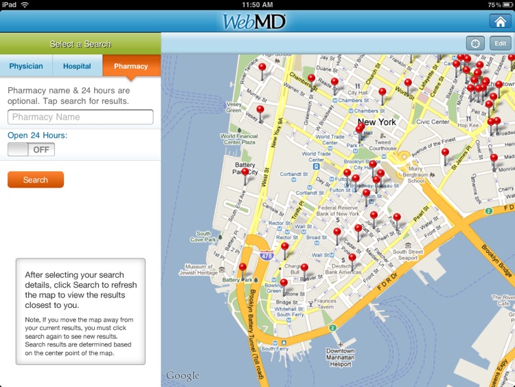 WebMD for iPad screenshot-3