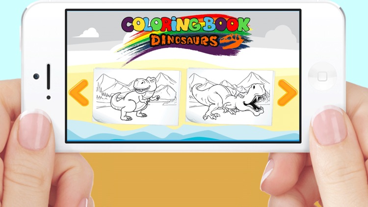 Dinosaurs Coloring Book Games For Kids