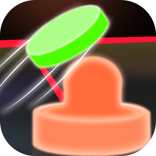 Game On Glow Pucks! - A Fast Touch Bouncing Hockey Showdown FREE icon