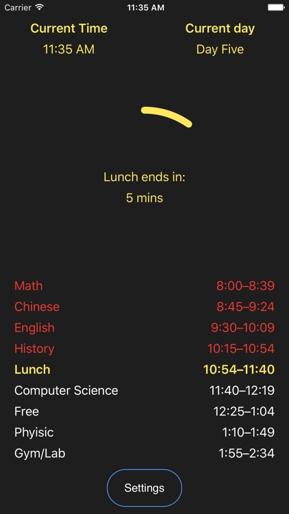 MHS Schedule