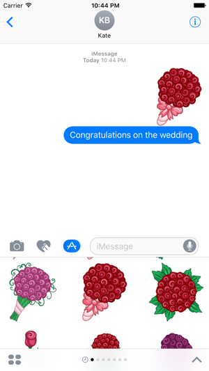 Floral Bouquet Stickers for iMessage(圖2)-速報App