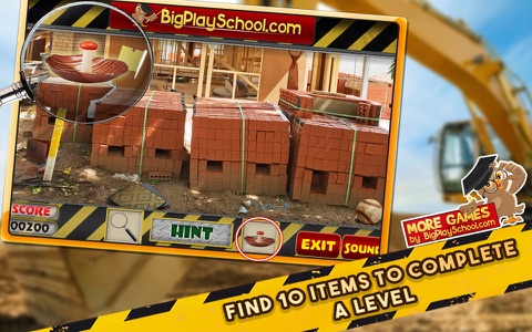 Construction Zone Hidden Objects Game screenshot 2