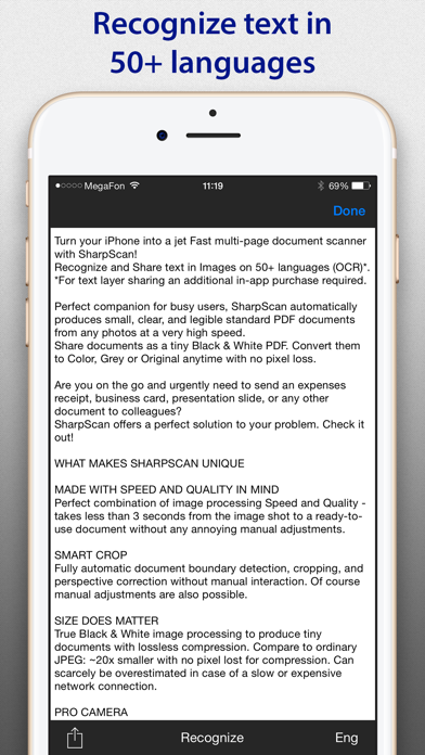 How to cancel & delete SharpScan: PDF scanner + OCR from iphone & ipad 3