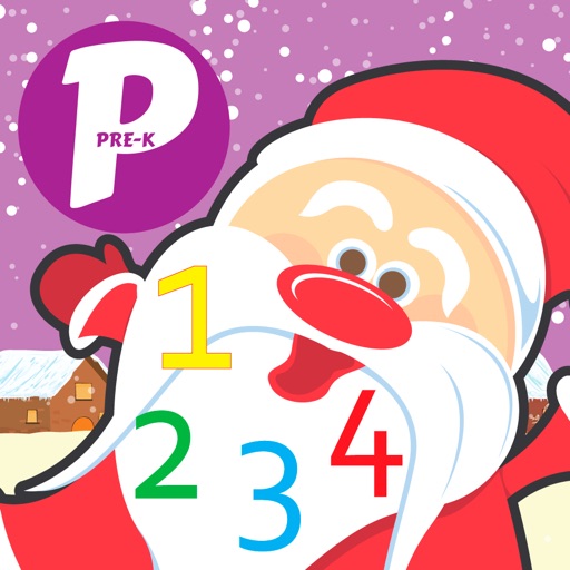 Pre k Math Smart Kids - Christmas Numbers Games icon