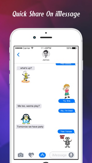 Stickers for iMessage & texts(圖2)-速報App