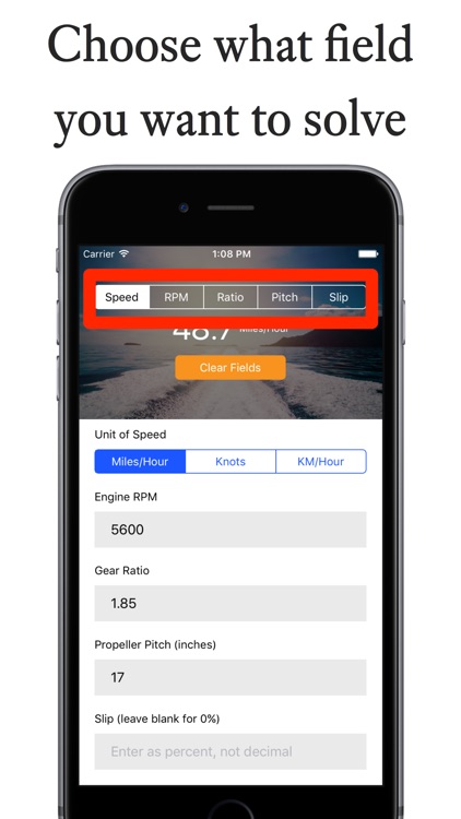 Boat Prop Calculator