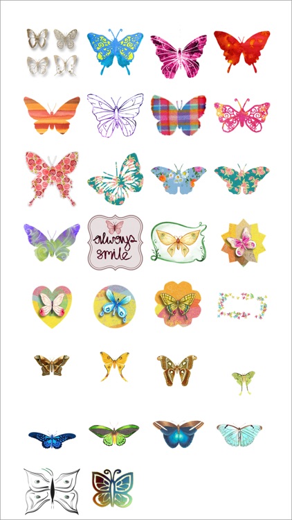 Butterflies Two Sticker Pack!