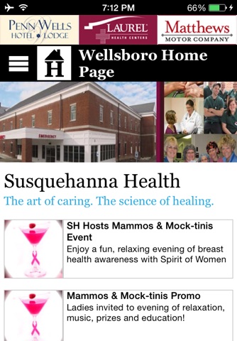 Wellsboro Home Page screenshot 3