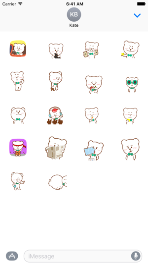 White Bear - Animated Bear Stickers And 