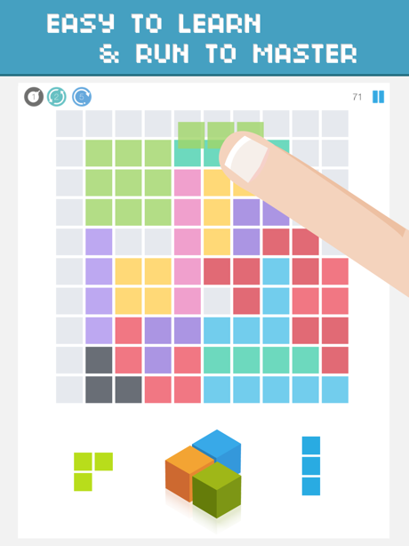 Cheats for Fit It Pix Fill In Grid Block Puzzle Blocky Games