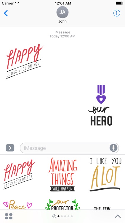 QUOTEs III Stickers for iMessage