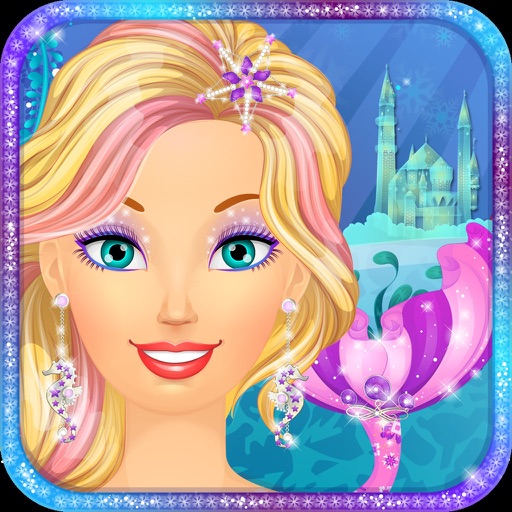 Ice Princess Mermaid: Girl Makeup & Dress Up Games