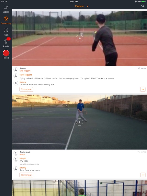 Hudl Technique: Slow Motion Video Analysis screenshot