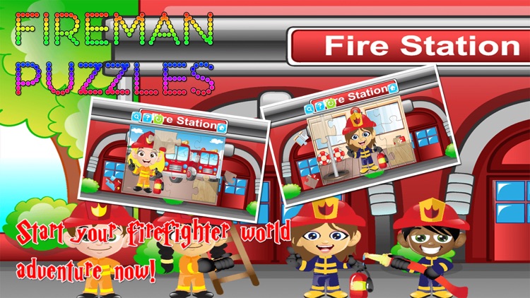 Fire Truck Fireman Jigsaw Puzzles Fun for Toddlers