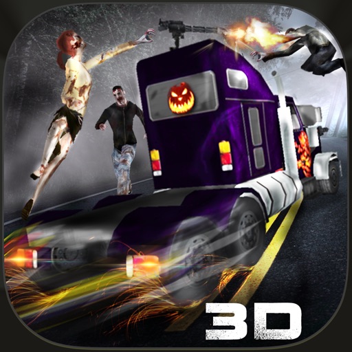 Truck Drive Shooting Zombies & Cars in 3D Racing Game