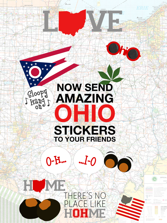 Love Ohio Stickersのおすすめ画像1