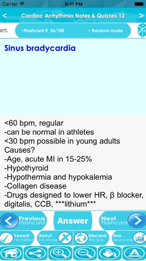 Cardiac Arrhythmia Exam Review App- Notes & Quiz(圖4)-速報App