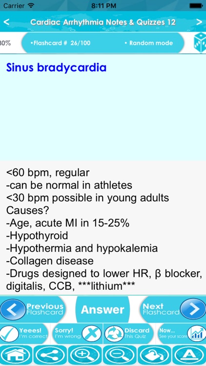 Cardiac Arrhythmia Exam Review App- Notes & Quiz screenshot-3