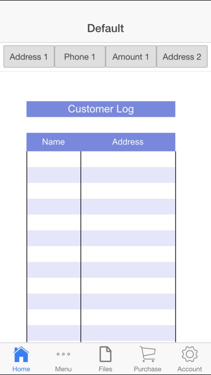 Customer Log