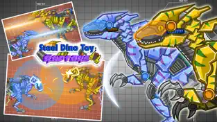 Captura 4 Steel Dino Toy：Mechanic Raptors - 2 player game iphone