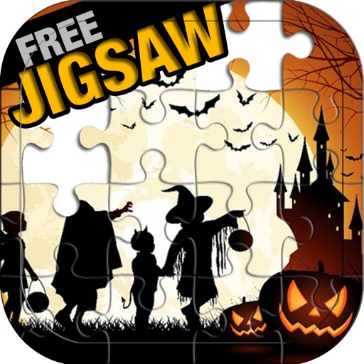 Free Halloween Jigsaw Puzzle for Adults and Kids iOS App