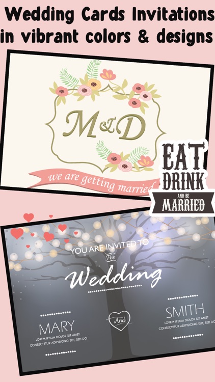 Wedding Invitations Creator & Wed Pics Editor screenshot-3