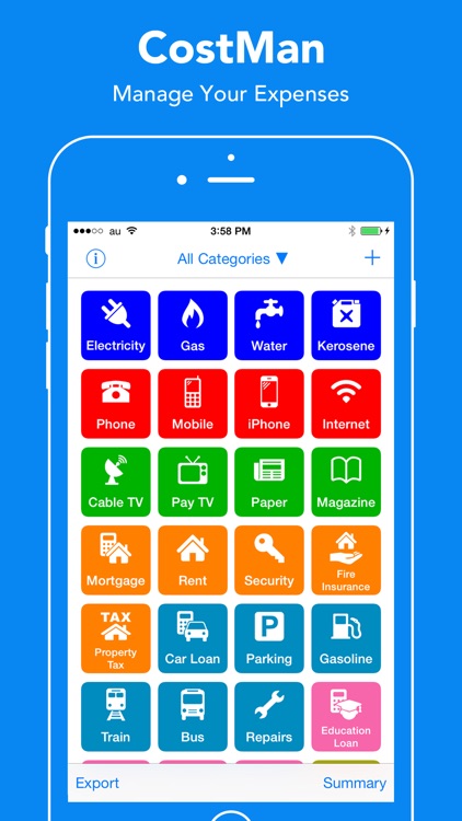 CostMan – manage your expenses