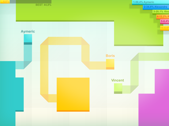 Screenshots of Paper.io for iPad