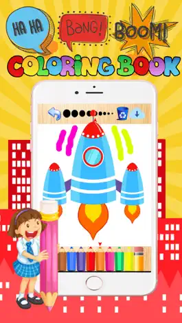 Game screenshot Vehicle coloring book free crayon game for kids hack